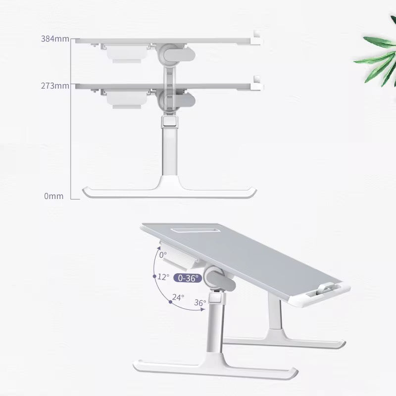 Adjustable XL Laptop & Study Table – Multi-Angle, Foldable & Ultra-Stable