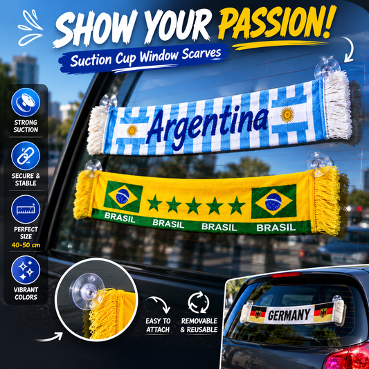 Suction Cup Flag Scarf ⚽
