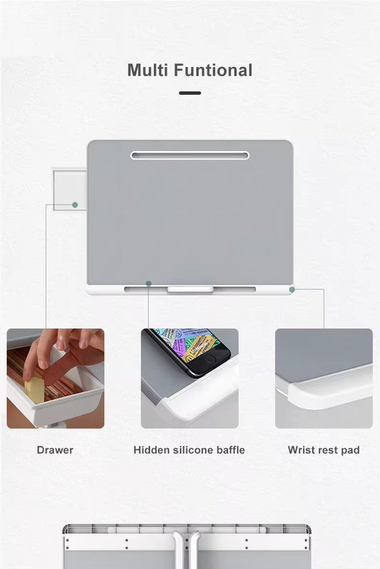 Adjustable XL Laptop & Study Table – Multi-Angle, Foldable & Ultra-Stable