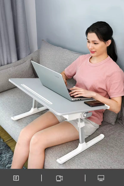 Adjustable XL Laptop & Study Table – Multi-Angle, Foldable & Ultra-Stable