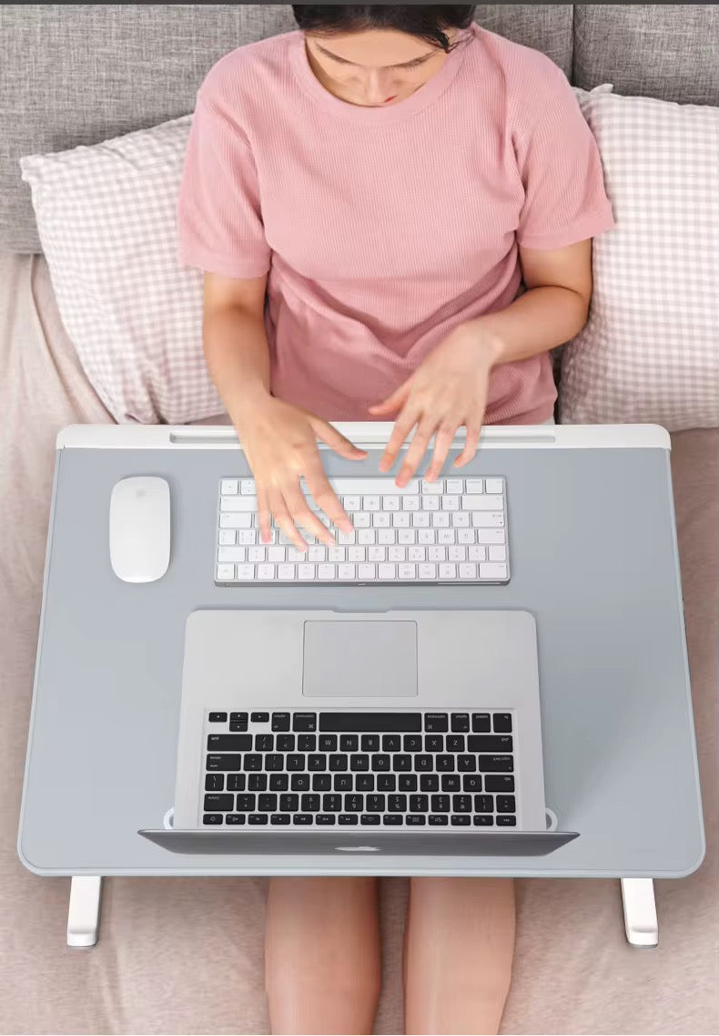 Adjustable XL Laptop & Study Table – Multi-Angle, Foldable & Ultra-Stable