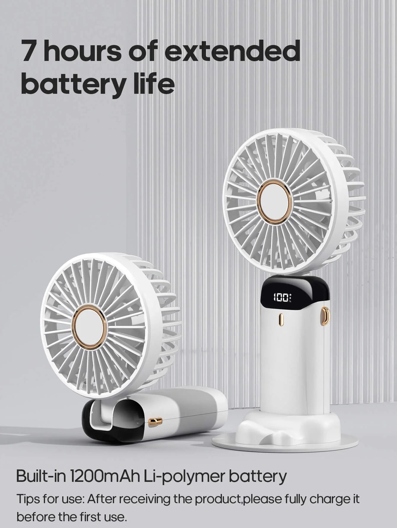 MINI RECHARGABLE FAN 💨