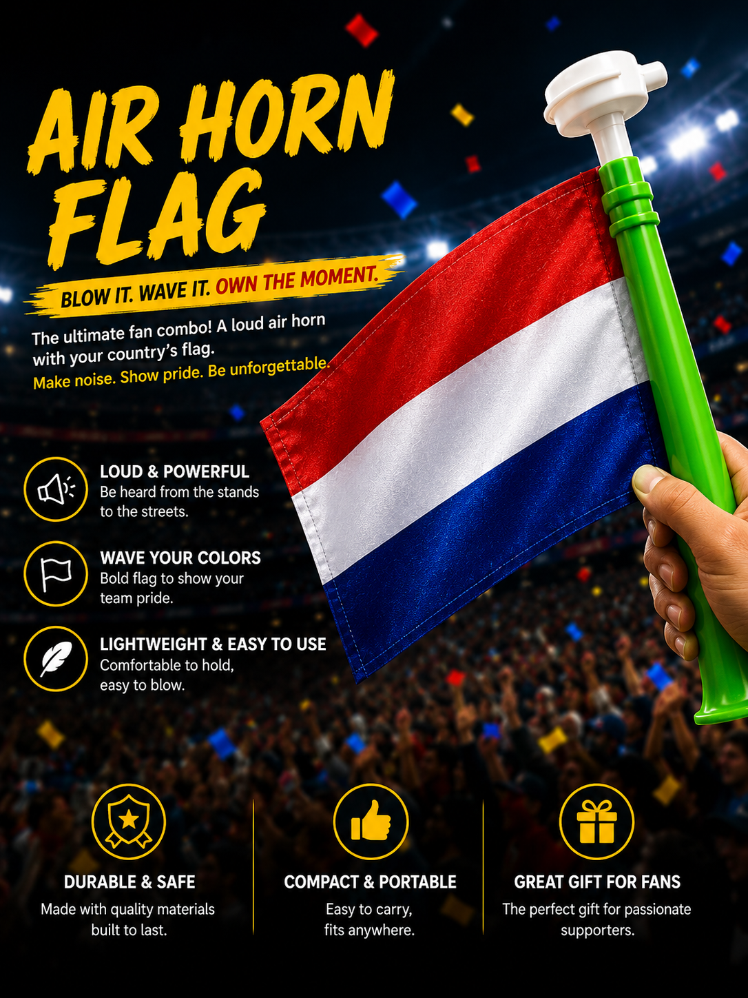 Air Horn Flag 📢💨